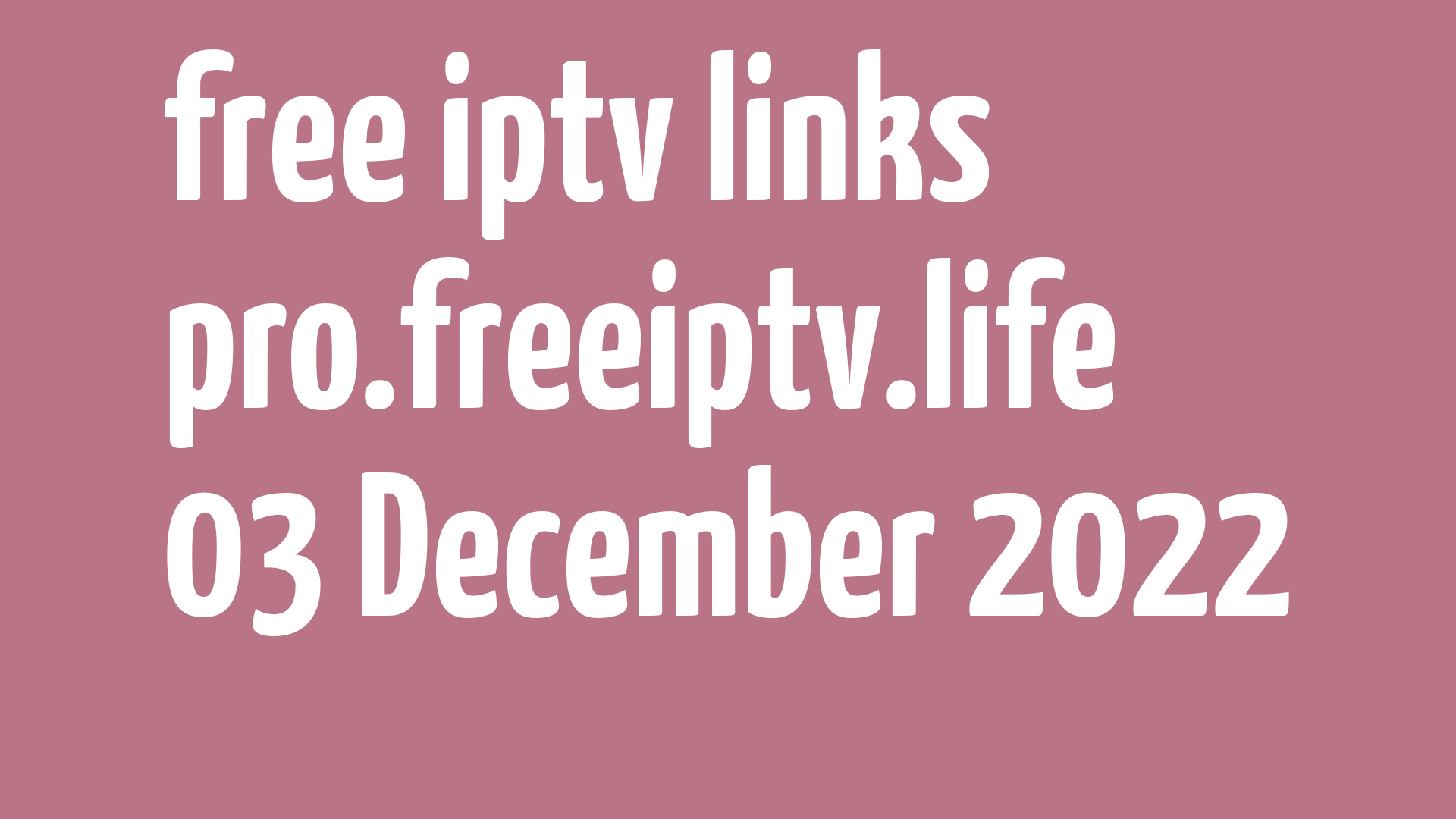 free iptv links 021222